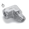 Compression fitting Let-lok to internal thread NPT angled 770L